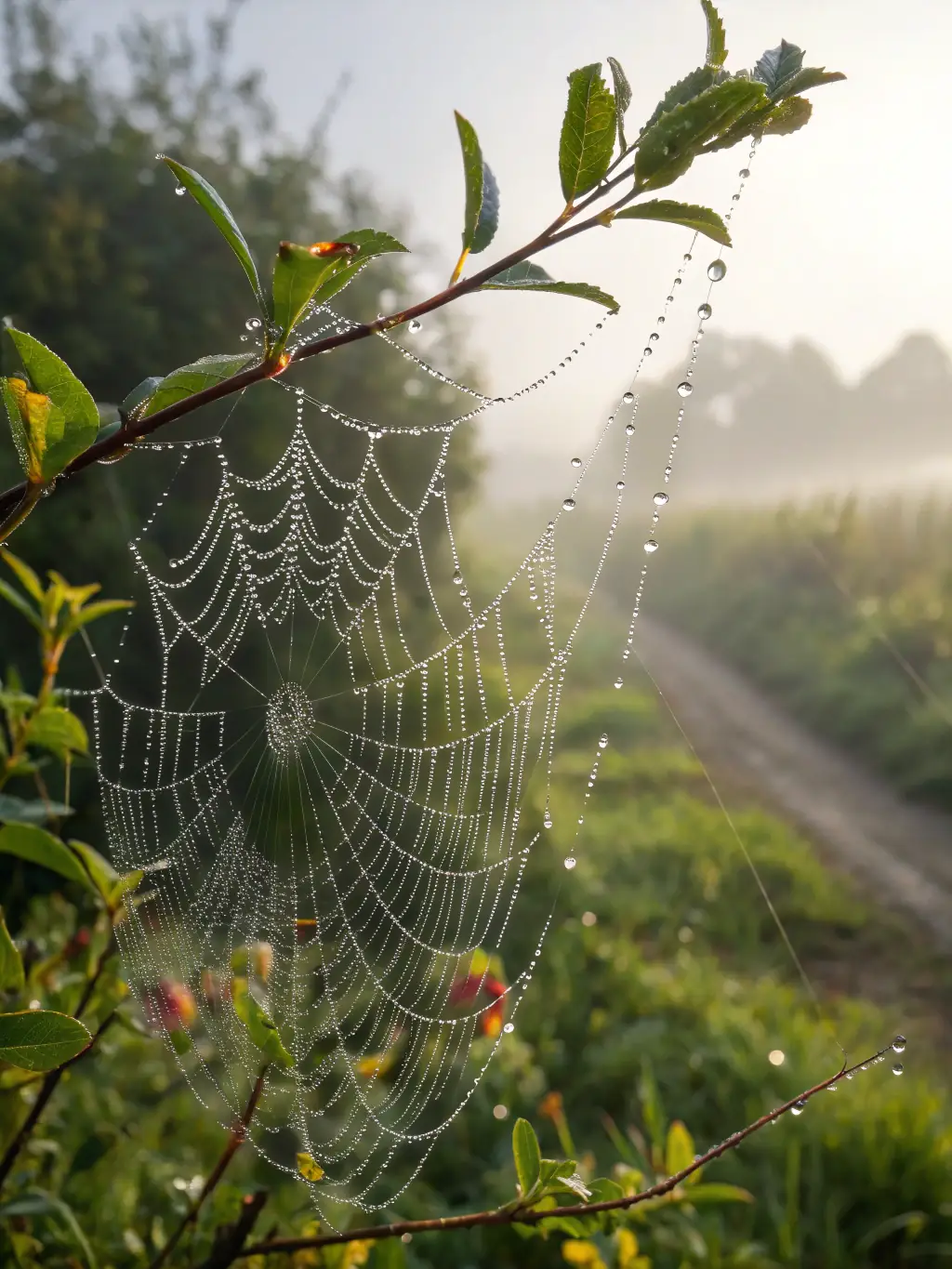 A detailed image of a spider web in a home corner, showcasing the need for spider control to maintain a safe and clean environment.
